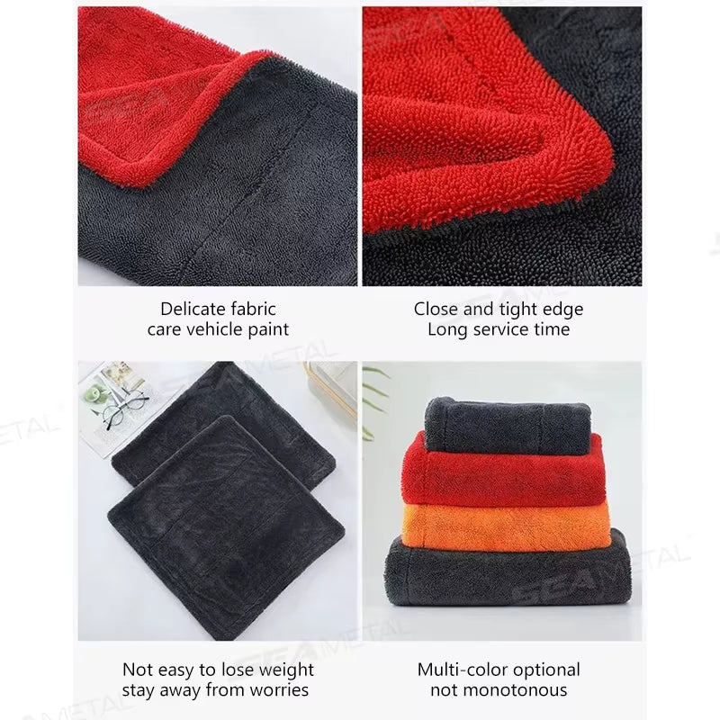 SEAMETAL - Serviette Microfibre Voiture 1200GSM