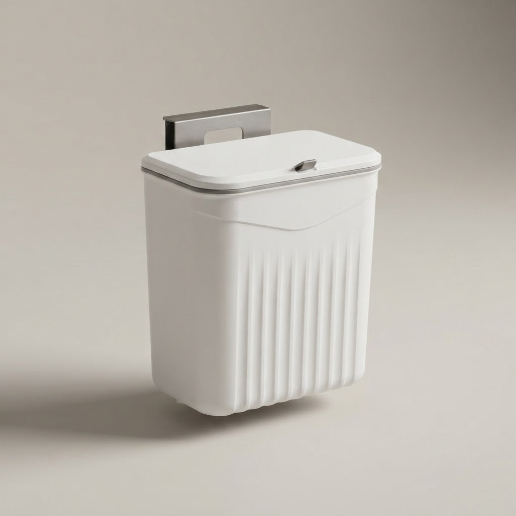 Poubelle Murale ELEGENCIA — Rangement Cuisine Sans Perçage, Gain de Place